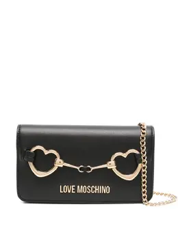 Love Moschino: Чёрная сумка через плечо 