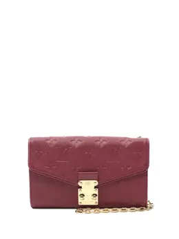 Louis Vuitton Pre-Owned: Бордовая сумка 