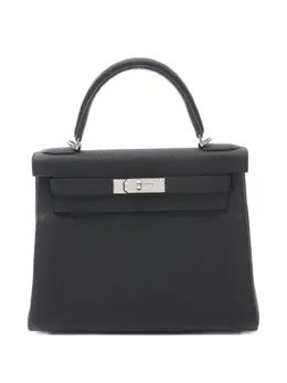Hermès Pre-Owned: Чёрная сумка-шоппер 