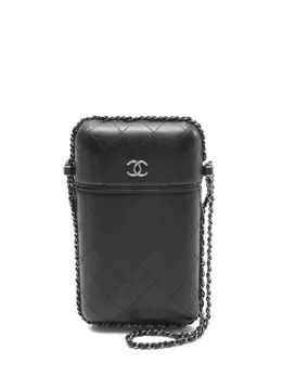 CHANEL Pre-Owned: Чёрная сумка через плечо 