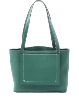 Hermès Pre-Owned: Зелёная сумка-шоппер 