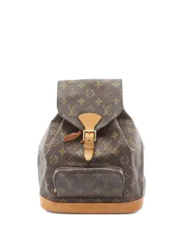 Louis Vuitton Pre-Owned: Коричневый рюкзак 
