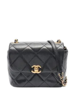 CHANEL Pre-Owned: Чёрная сумка 