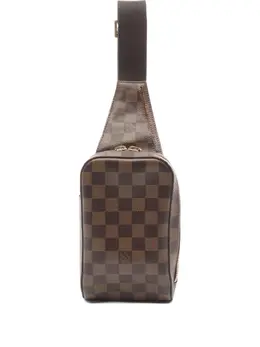 Louis Vuitton Pre-Owned: Коричневая сумка через плечо 