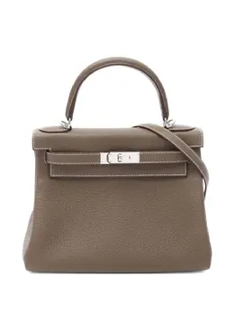 Hermès Pre-Owned: Коричневая сумка-шоппер 