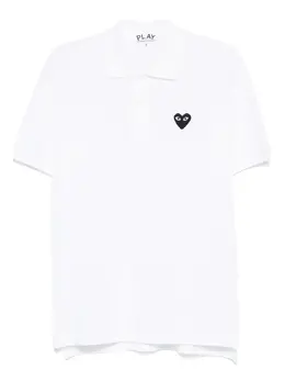 Comme Des Garçons Play: Белое поло 