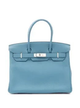 Hermès Pre-Owned: Голубая сумка-шоппер 