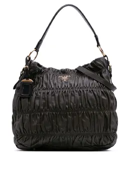 Prada Pre-Owned: Серая сумка 