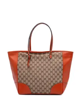 Gucci Pre-Owned: Коричневая сумка-шоппер 