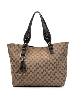 Gucci Pre-Owned: Коричневая сумка-шоппер 