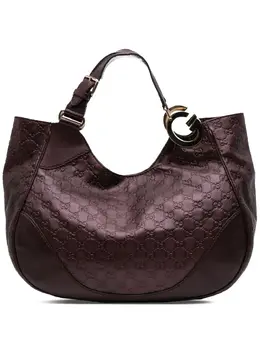 Gucci Pre-Owned: Фиолетовая сумка-шоппер 