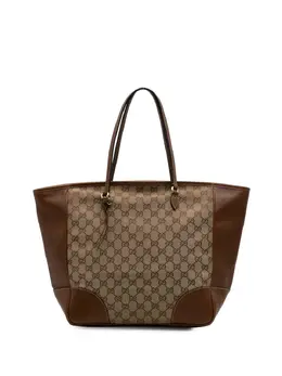 Gucci Pre-Owned: Коричневая сумка-шоппер 