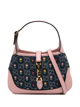 Gucci Pre-Owned: Сумка через плечо с растительным принтом 
