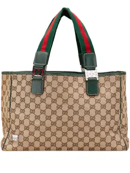 Gucci Pre-Owned: Коричневая сумка-шоппер 