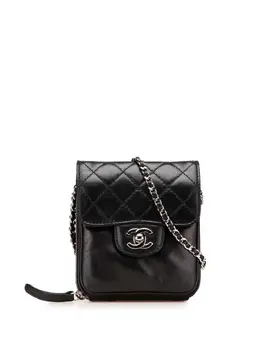 CHANEL Pre-Owned: Чёрный кошелёк 