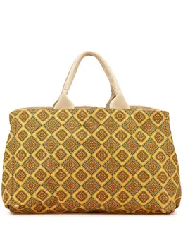 Prada Pre-Owned: Жёлтая сумка 
