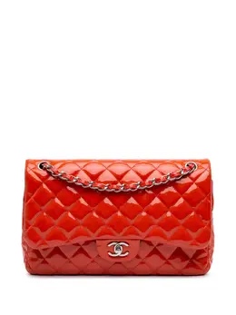 CHANEL Pre-Owned: Оранжевая сумка 