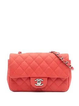 CHANEL Pre-Owned: Оранжевая сумка через плечо 