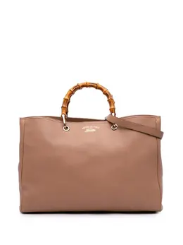 Gucci Pre-Owned: Коричневая сумка-шоппер 