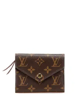Louis Vuitton Pre-Owned: Коричневый кошелёк 
