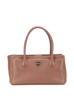 CHANEL Pre-Owned: Коричневая сумка-шоппер 