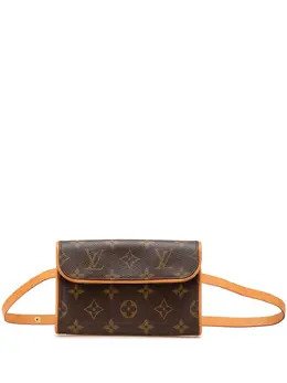 Louis Vuitton Pre-Owned: Коричневая поясная сумка 