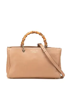 Gucci Pre-Owned: Коричневая сумка-шоппер 