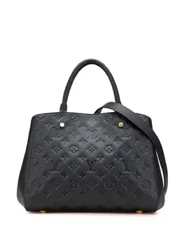 Louis Vuitton Pre-Owned: Чёрная сумка 
