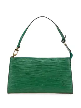 Louis Vuitton Pre-Owned: Зелёная сумка 