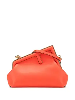 Fendi Pre-Owned: Оранжевая сумка через плечо 