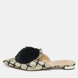 Aquazzura: Чёрные сабо 