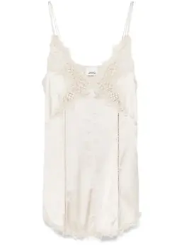 ISABEL MARANT: Бежевый топ 