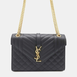 Saint Laurent Paris: Чёрная сумка  Envelope