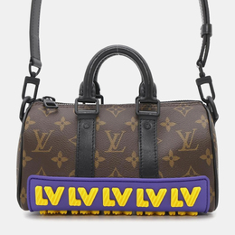 Louis Vuitton: Чёрная сумка  Keepall