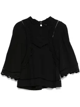 ISABEL MARANT: Чёрная блуза 