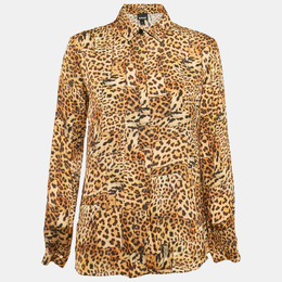 Just Cavalli: Коричневая рубашка 