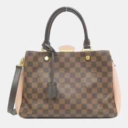 Louis Vuitton: Коричневая сумка 