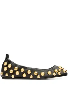 ISABEL MARANT: Чёрные балетки 