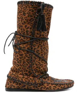 ISABEL MARANT: Бежевые ботинки 