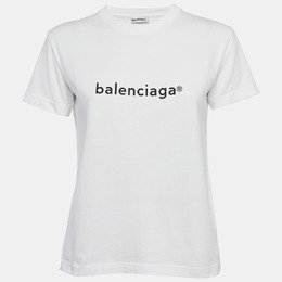 Balenciaga: Белая футболка 