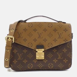 Louis Vuitton: Коричневая сумка  Pochette