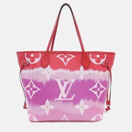 Louis Vuitton: Розовая сумка  Neverfull MM