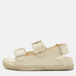 Gucci: Белые сандалии  Double G