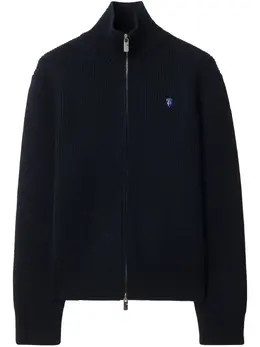 Burberry: Голубой кардиган 