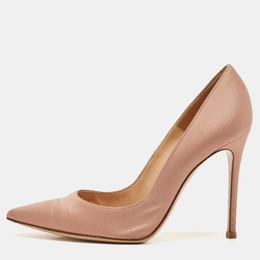 Gianvito Rossi: Бежевые туфли 