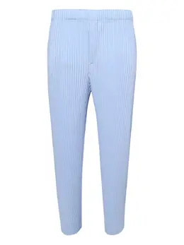 Homme Plissé Issey Miyake: Голубые брюки 