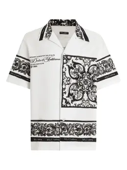 Dolce & Gabbana: Рубашка с принтом 