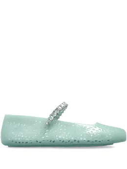 Jimmy Choo: Зелёные балетки 
