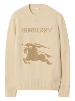 Burberry: Бежевый свитер 