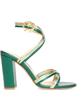 Gianvito Rossi: Зелёные сандалии 